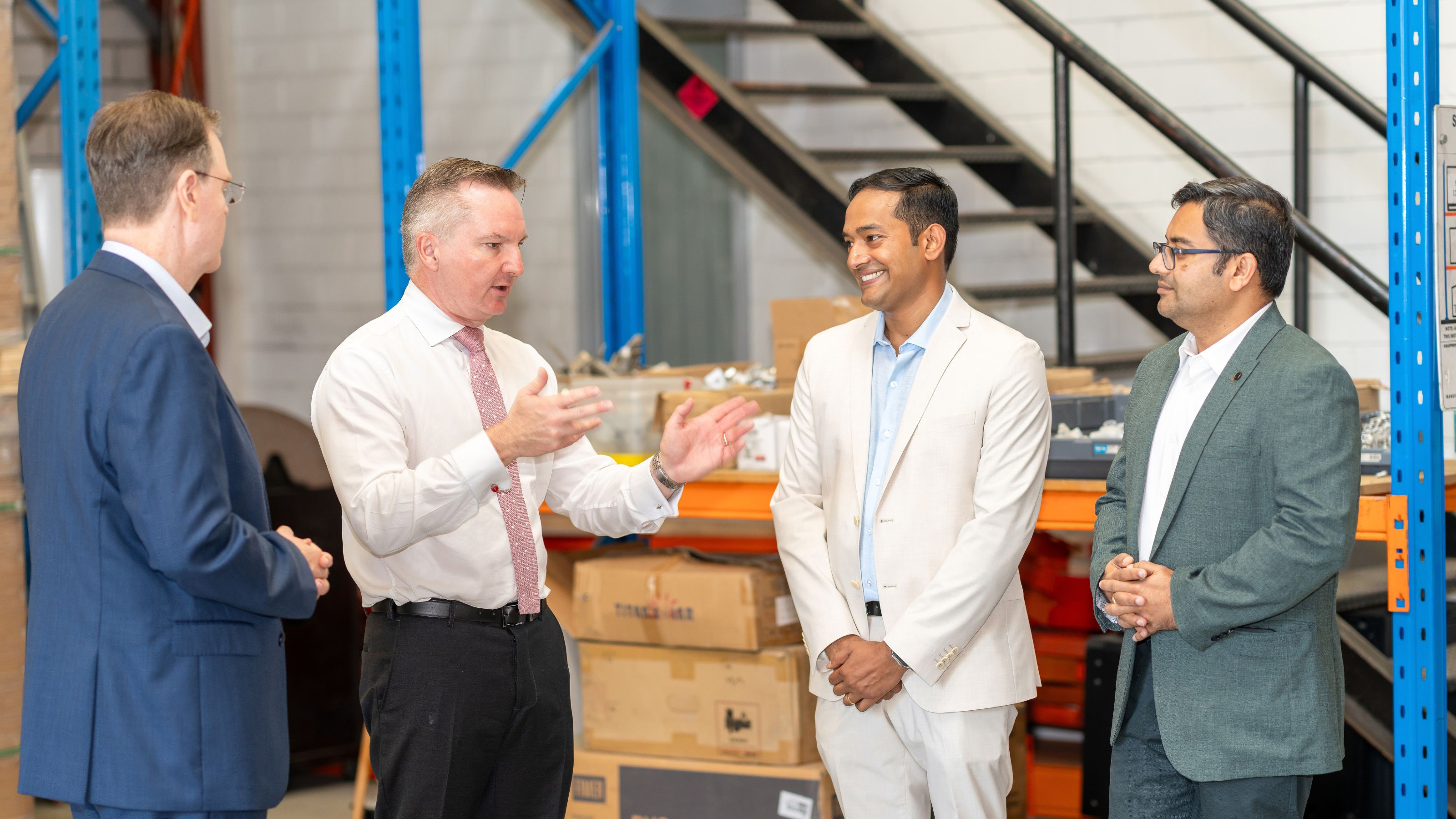 Hon Chris Bowen MP Visit